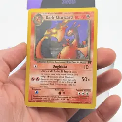 CARTA POKEMON DARK CHARIZARD (NON HOLO) 21/82 - ITA - TEAM ROCKET - POOR PLAYED - Image 3