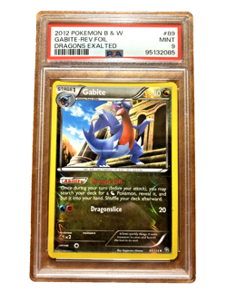 Gabite Reverse Holo Uncommon #89 - PSA MINT 9 - 2012 Dragons Exalted - Pokemon - Image 1