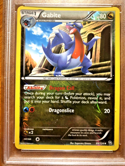 Gabite Reverse Holo Uncommon #89 - PSA MINT 9 - 2012 Dragons Exalted - Pokemon - Image 2