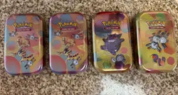 Lot Of 4 Sealed Pokemon TCG Scarlet & Violet 151 Mini Tins 2023 C25 Gengar + 3 - Image 2