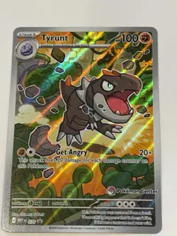 Tyrunt 070 Mega Evolution Promo Pokemon Center Stamp Free Shipping Nm - Image 1