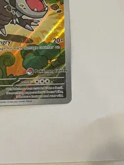 Tyrunt 070 Mega Evolution Promo Pokemon Center Stamp Free Shipping Nm - Image 3