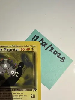 Dark Magneton 28/82, Team Rocket, Pokemon TCG, Unlimited 2000, WOTC, Vintage, NM - Image 3