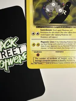 Dark Magneton 28/82, Team Rocket, Pokemon TCG, Unlimited 2000, WOTC, Vintage, NM - Image 5