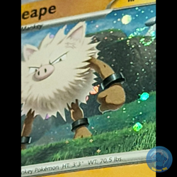 Pokemon TCG Paldea Evolved Cosmos Holo Primeape 107/193 NM, English *SWIRL* - Image 2