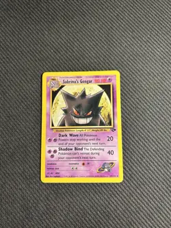Pokemon TCG Sabrina's Gengar 29/132 Gym Challenge Non-Holo MP - Image 3