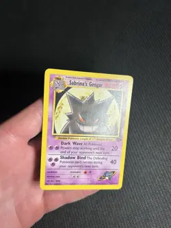 Pokemon TCG Sabrina's Gengar 29/132 Gym Challenge Non-Holo MP - Image 5