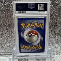 Pokemon PSA 9 Meowth WotC Black Star Holo Promo - Image 2