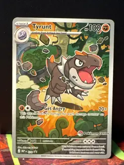 Tyrunt 070 Mega Evolution Promo Pokemon Center Stamp - Image 1