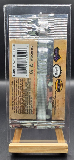 Pokemon TCG WOTC 1999 Fossil EMPTY Booster Pack Long Crimp Lapras Art - Image 2