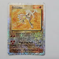 Pokemon Hitmonlee 60HP Reverse Holo Rare Legendary Collection 13/110 2002 HP DMG - Image 1