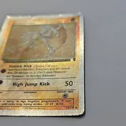 Pokemon Hitmonlee 60HP Reverse Holo Rare Legendary Collection 13/110 2002 HP DMG - Image 3