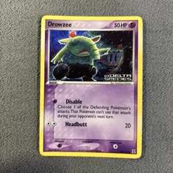 Pokemon TCG Drowzee 67/113 Delta Species NM Near Mint Reverse Holo Stamp - Image 1