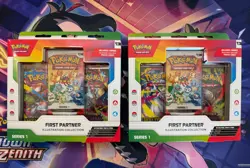 2 x Pokemon TCG First Partner Illustration Collection Series (SEALED) - Image 1