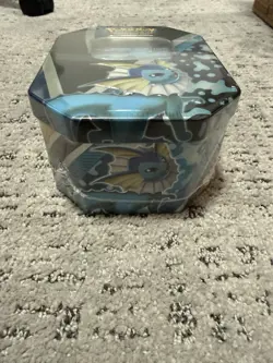 Pokemon TCG Vaporeon V Eevelutions Tin Factory Sealed - Image 2