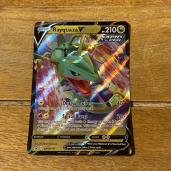 Rayquaza V SWSH147: Sword & Shield Holo Promo Pokemon Trading Card - Image 1