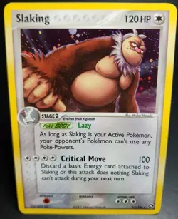 Pokemon EX Power Keepers Holo Rare Card - Slaking 13/108 LP - Image 2