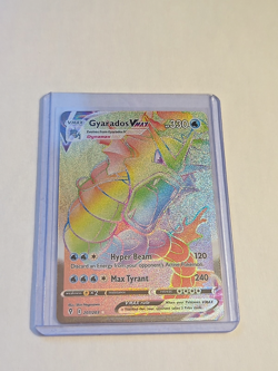 🔥 Gyarados VMAX 207/203 Rainbow Secret Rare - Evolving Skies - NM/M Pokemon TCG - Image 1