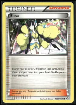 Pokemon - Elesa RC20/RC25 Radiant Collection Legendary Treasures LP - Image 1
