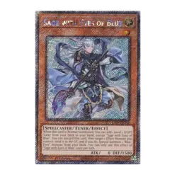 Yu-Gi-Oh! Sage with Eyes of Blue (Platinum Secret Rare) - Quarter Century Stampe - Image 1