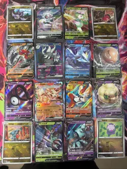 Pokemon 16 ENGLISH Card Lot nm V Max Mega Amazing Ex HOLO Rare Hits Only B117 - Image 1