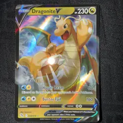 Dragonite V 049/078 Holo Pokemon GO Pokemon NM - Image 1