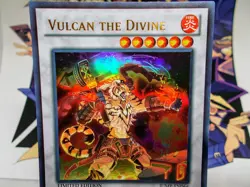 Vulcan the Divine ultra rare foil yu-gi-oh monster trading card singles konami - Image 2