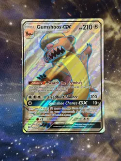 Gumshoos GX 145/149 Sun Moon NM NEAR MINT Holo Full Art Ultra Rare 2017 Pokemon - Image 1