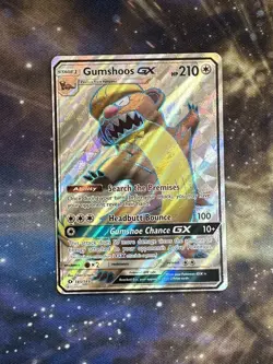 Gumshoos GX 145/149 Sun Moon NM NEAR MINT Holo Full Art Ultra Rare 2017 Pokemon - Image 3