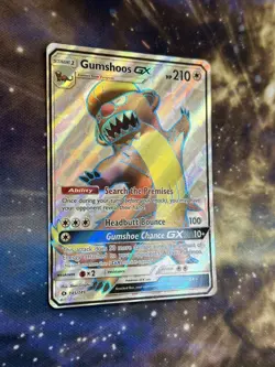 Gumshoos GX 145/149 Sun Moon NM NEAR MINT Holo Full Art Ultra Rare 2017 Pokemon - Image 4