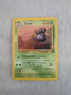 Gloom Jungle 37/64 Vintage WOTC Pokemon TCG Card Uncommon LP - Image 1