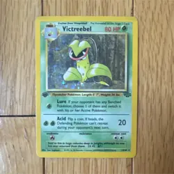 Pokemon Victreebel Jungle Holo Rare 1st Edition 80 HP 14/64 English Card - Image 1