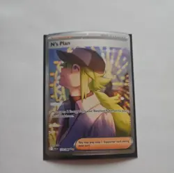 Pokemon TCG N's Plan 170/086 Full Art Illustration Rare Black Bolt, NM - Image 1