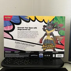 Pokemon Mega Evolution Ascended Heroes Premium Poster Collection Mega Lucario - Image 2