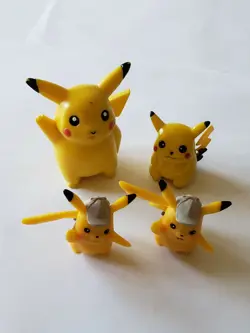 Pokemon Mixed Lot of 4 Pikachu Detective Pikachu Pre-owned - Image 1