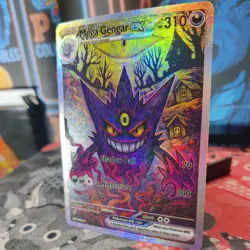 Pokemon Gengar EX Shadow Ball Nightmare ACG Custom Made FanArt Holo With Texture - Image 4