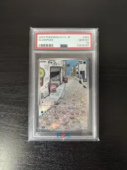 2023 POKEMON JPN SV1V-VIOLET EX ART RARE #082 SLOWPOKE PSA 10 - Image 1