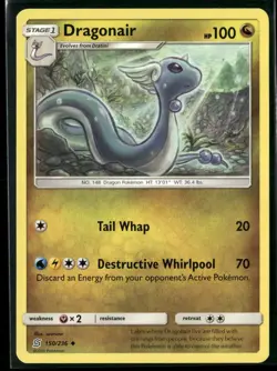 Pokemon Dragonair #150/236 SM - Unified Minds Near Mint or Better - Image 1