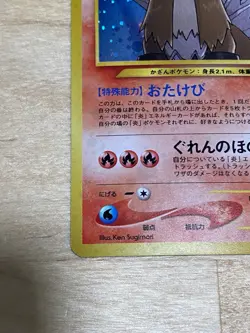 Entei Pokemon Japanese Entei No.244 Neo 3 2000 Vintage Holo NM - Image 2