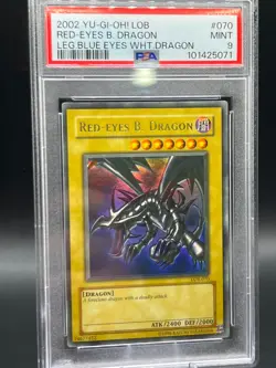 🔥 🐉 Red-Eyes B. Dragon LOB-070 The Legend of Blue Eyes White Dragon Unlimited - Image 1