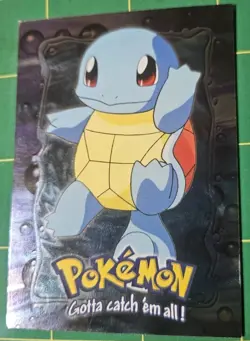 1999 Topps Pokemon Movie Edition Squirtle E7 of 12 Holo - Image 1