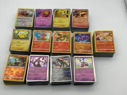 x500 Pokemon Holo Foil & Reverse Holo Bulk Lot Mega S&V Era English Unsearched - Image 1