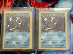(2) 1st Edition Dark Gyarados Vintage Lot - Pokemon 1999-2000 - Team Rocket - Image 3