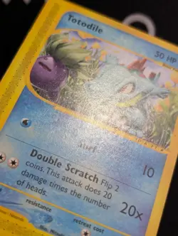 Totodile 134/165 Expedition Pokemon LP Normal - Image 2