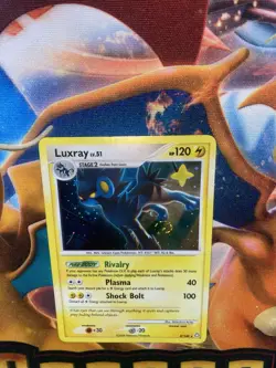 Luxray 8/146 Holo Rare Pokemon Diamond and Pearl Legends Awakened - Holo Bleed - Image 3