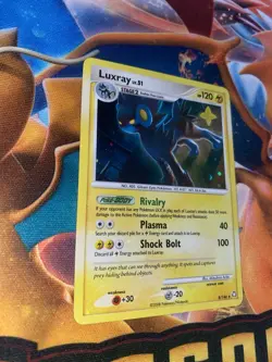 Luxray 8/146 Holo Rare Pokemon Diamond and Pearl Legends Awakened - Holo Bleed - Image 4