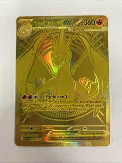 Mega Charizard Y EX 294/217 Gold Hyper Rare, Ascended Heroes, Pokemon TCG (NM) - Image 3