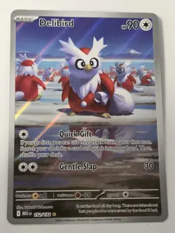 Delibird 152/132 Mega Evolution Illustration Rare Full Art Ultra Pokemon Holo 🐧 - Image 1