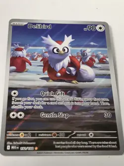 Delibird 152/132 Mega Evolution Illustration Rare Full Art Ultra Pokemon Holo 🐧 - Image 2