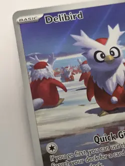 Delibird 152/132 Mega Evolution Illustration Rare Full Art Ultra Pokemon Holo 🐧 - Image 4